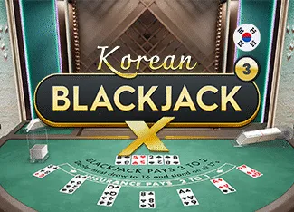 Korean BlackjackX 3 - WINGBET138